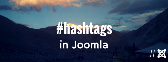 hashtags joomla