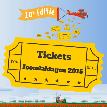 Tickets JoomlaDagen 2015