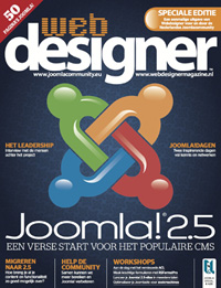 Joomla magazine cover
