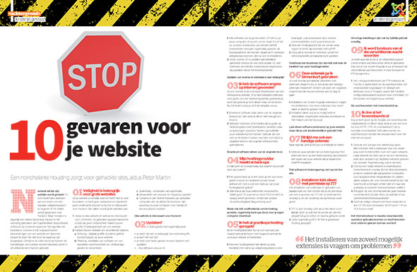 10 gevaren voor je website