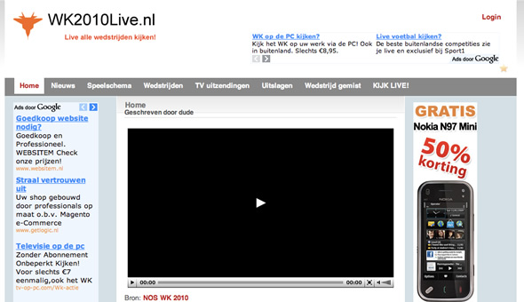 wk2010live.nl